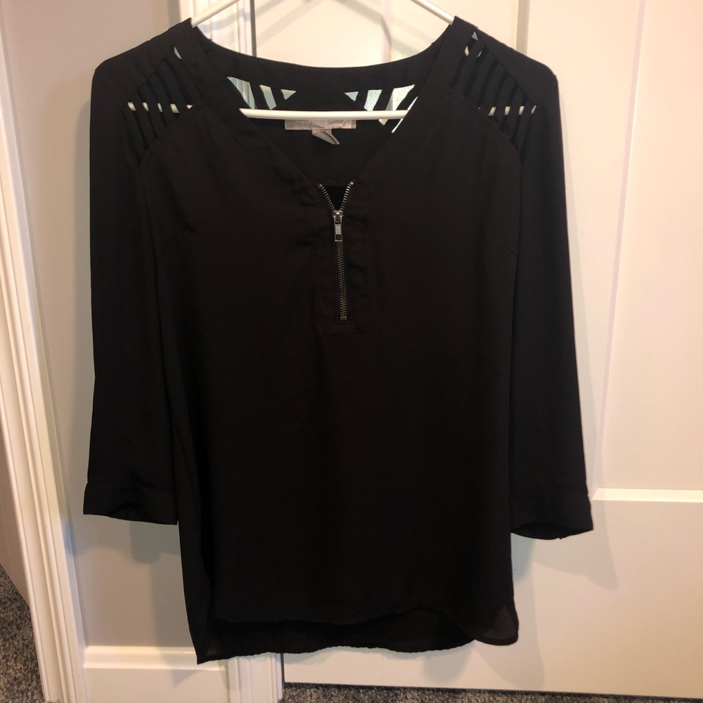Forever 21 Black Dress Top